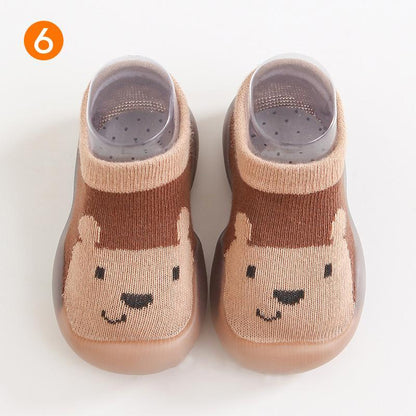 Frendorf | BabyFeet Niedliche Tiere - Rutschfeste Baby Schuh-Socken