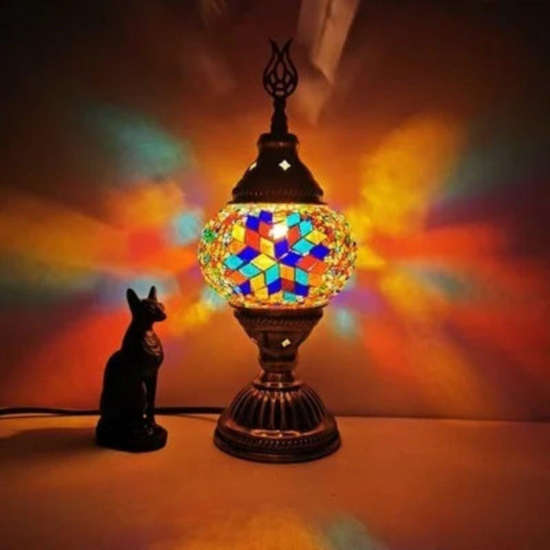 Frendorf | Mosaik Bunte Muster Tischlampe