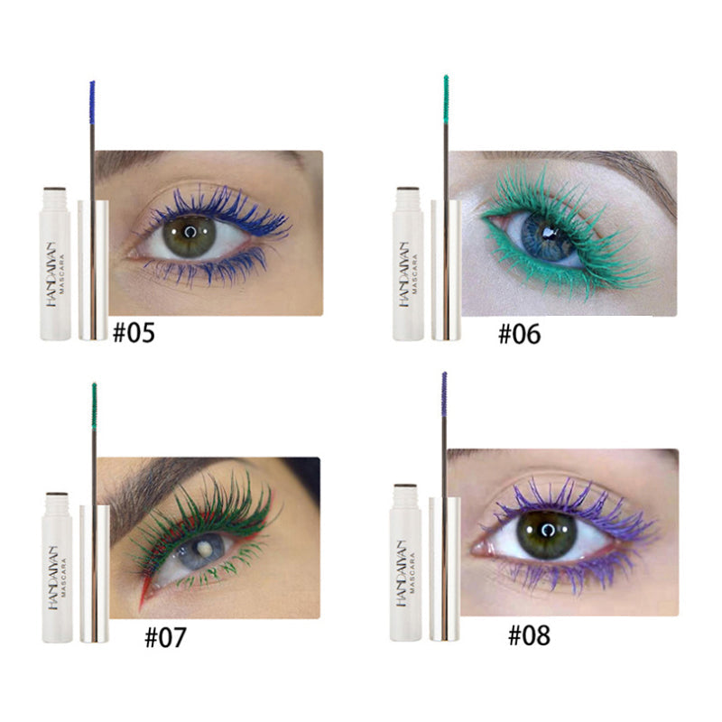 12 Farben bunte Mascara
