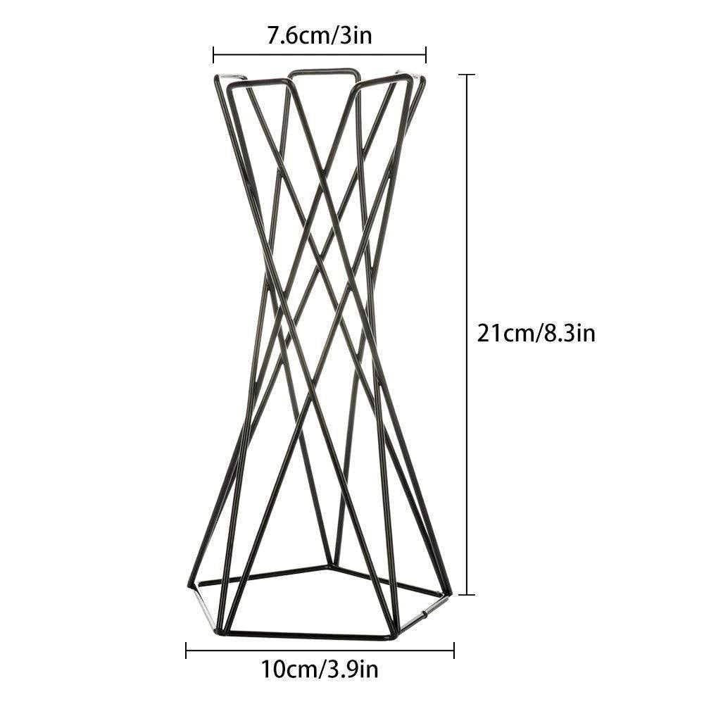 Frendorf | GeoTwist Metall Air Pflanzenhalter | Modernes Design | Geometrische Deko
