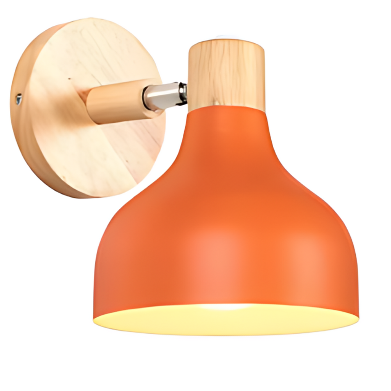 NordicWood | Rustikale Holz-Wandlampe