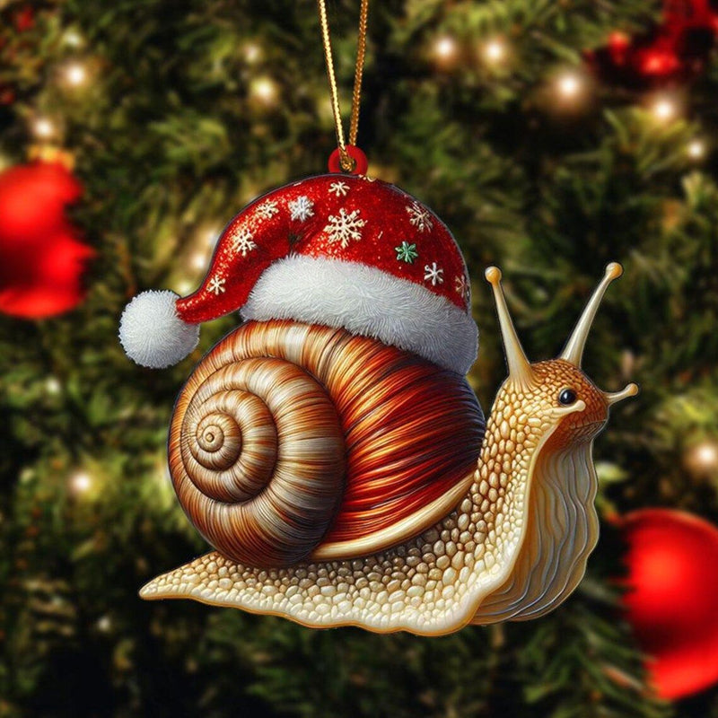 2D Acryl Weihnachtsbaumdekoration Anhänger