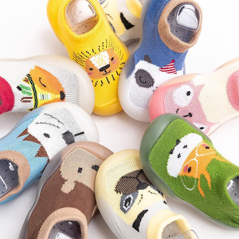 Frendorf | BabyFeet Niedliche Tiere - Rutschfeste Babyschuh-Socken