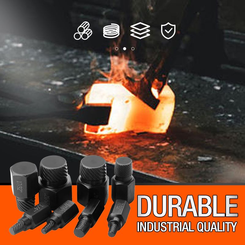 Frendorf | 26-teiliges Extraktionsset für gebrochene Schrauben und Bolzen