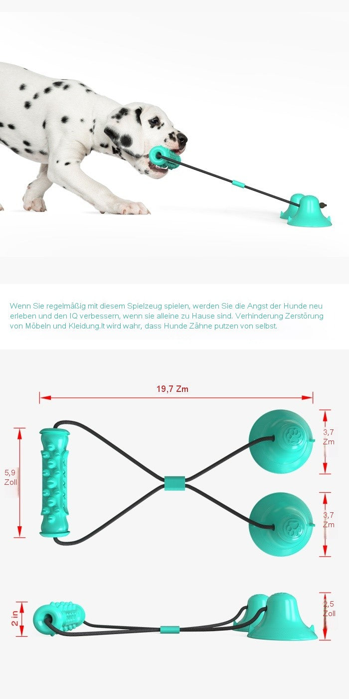 Dual-Suction Zug-Kauspielzeug / Für Hunde