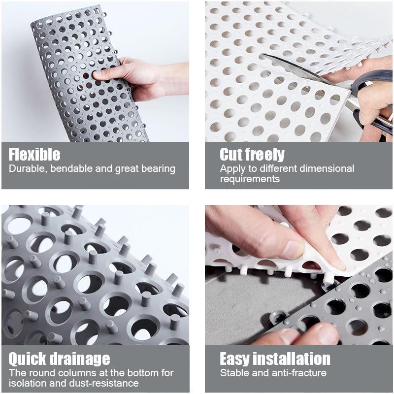 Frendorf | Badezimmer Rutschfeste Matte (4 Stück)