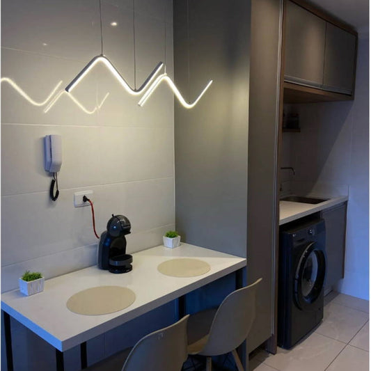Frendorf | Glowlamp - Zickzack lineare LED Pendelleuchte