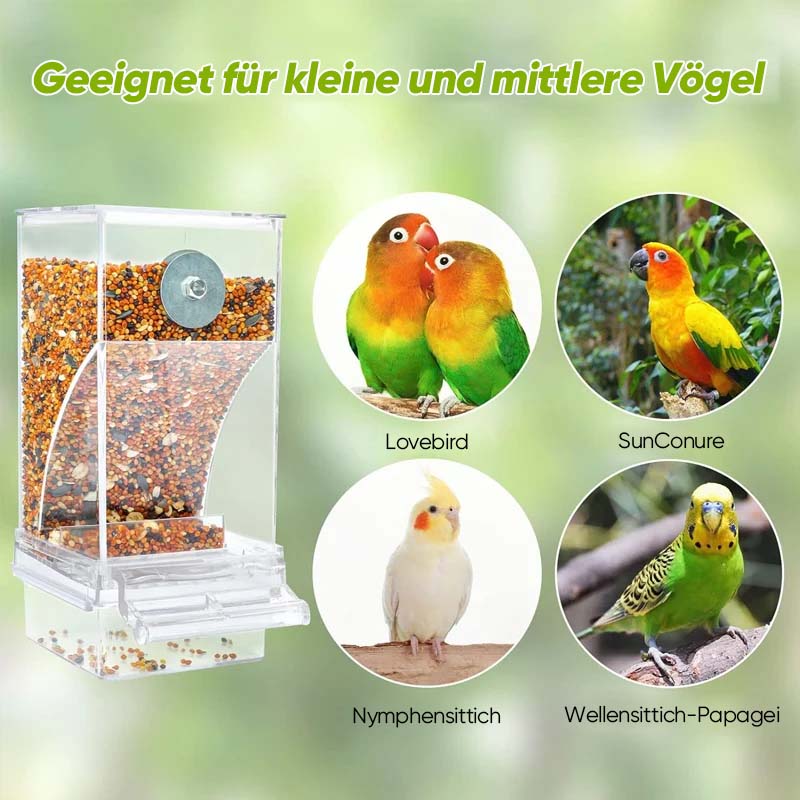 Frendorf | Automatischer, auslaufsicherer Vogelfutterspender