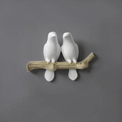 Frendorf | BirdSong – Melodische Vogel Wandhaken | Platzsparend | Dekorative Aufbewahrung | Wanddeko