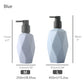 Keramischer Seifenspender, Flüssigkeitsbadflasche, simples Design, nachfüllbare wiederverwendbare Lotionpumpe für Badezimmer Küche