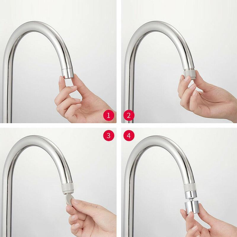 Drehbarer Dual-Funktions-Bubbler Wasserhahn Kopf