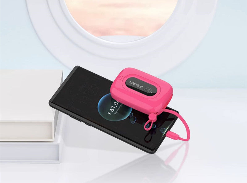 Frendorf | 10000mAh Eingebaute Dual-Kabel Powerbank