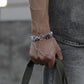 Frendorf | Viking Edelstahl Doppelwolfkopf Fenrir Armband