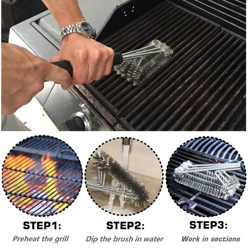 Frendorf | 360° drehbare 18" BBQ Reinigungsgrillbürste