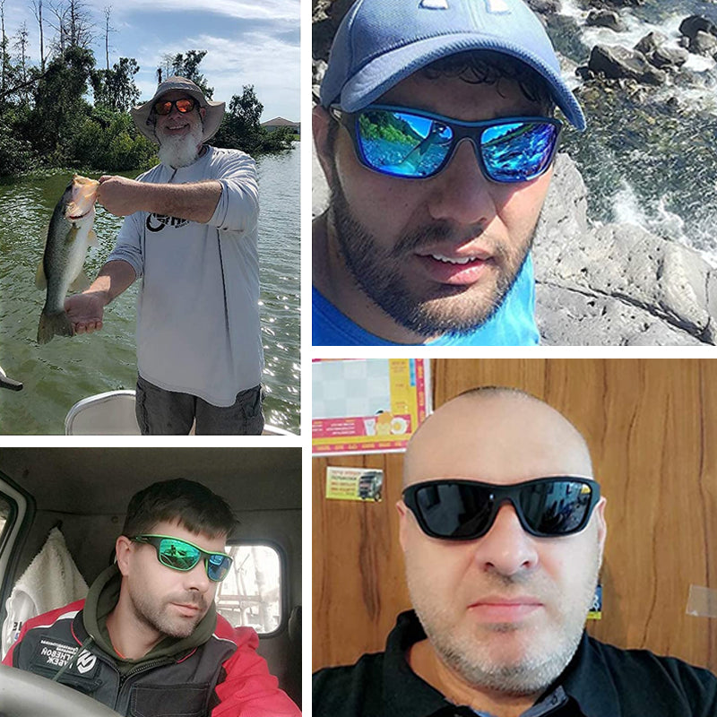 Frendorf | Blendfreie Outdoor-Sportsonnenbrille mit polarisierten Gläsern