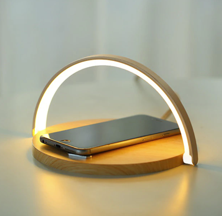 Frendorf | Bowlight Design | Atmosphärisches 3-in-1 Nachtlicht mit kabellosem Laden