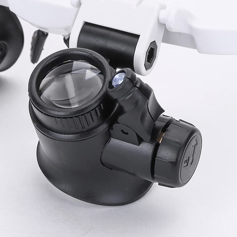 Vergrößerungsgläser mit LED-Lampen für doppelte Augen