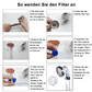 Frendorf | Premium Duschkopf Handbrause mit Ionenfilter wassersparend mit verstellbaren Wasserdruck