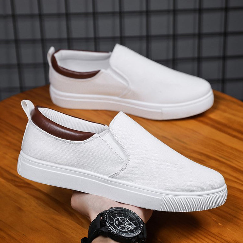 Slip-On-Schuhe aus Segeltuch für Herren