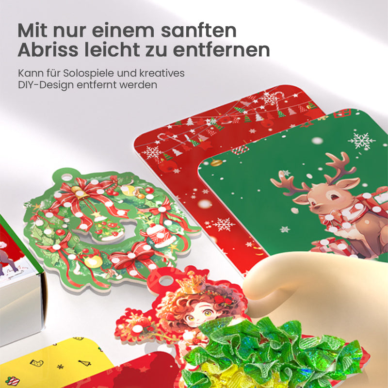 Frendorf | 24 themenbezogene Weihnachtsbaum-DIY-Ornamente