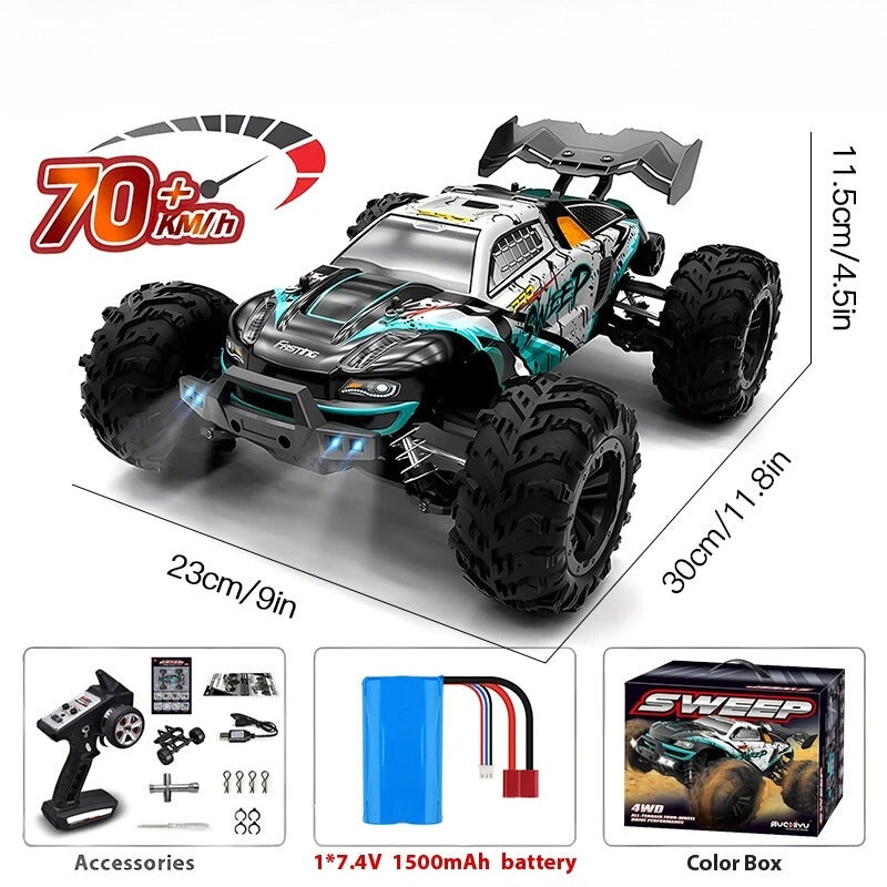 Frendorf | Hochgeschwindigkeits-RC-Auto – 4WD Offroad-Remote-Control-Auto