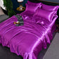 Frendorf | Luxe Uni-Satin-Bettbezug - SilkSerenity