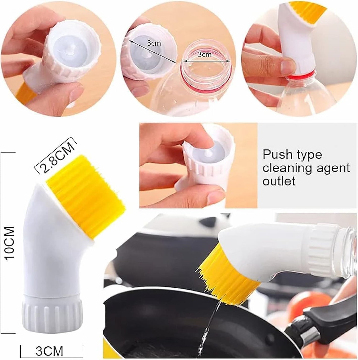 Frendorf | BottleScrubber – Macht jede Flasche zur Power-Reinigungsbürste!