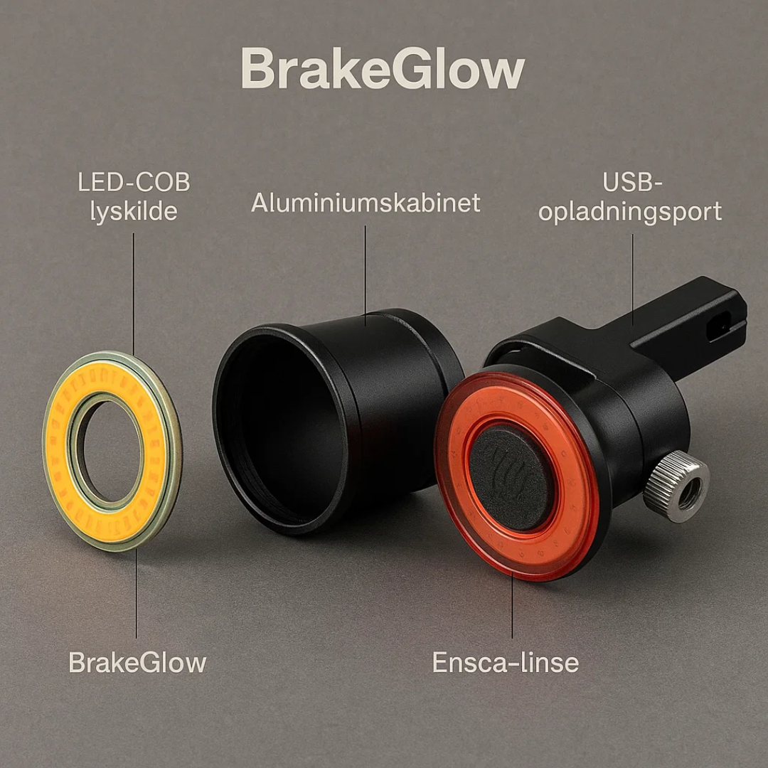 Frendorf | BrakeGlow | Ultra-intelligente Rückleuchte für Fahrrad