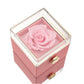 Frendorf | [Ideales Geschenk] Ewige Rosenbox - Mit gravierter Halskette & künstlicher Rose