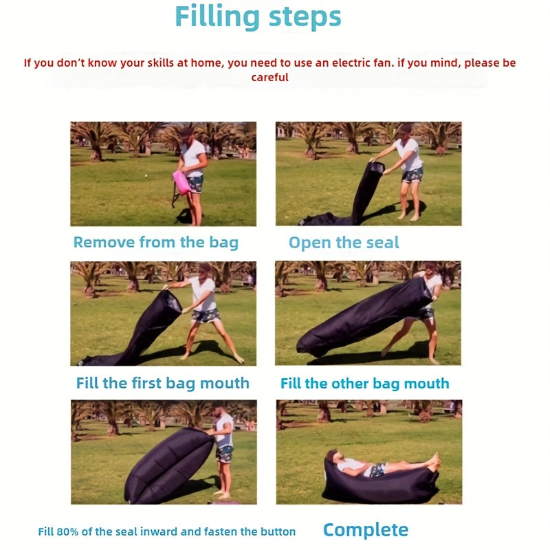 Frendorf | Aufblasbares Outdoor-Sofa – Komfort und Leichtigkeit für jedes Abenteuer