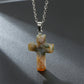 Frendorf | Halskette mit Kreuz aus natürlichen Edelsteinen – Seraphina