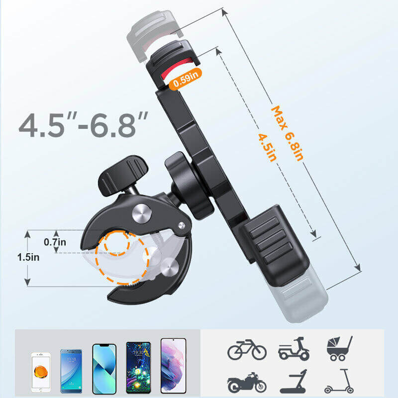 Frendorf | Fahrrad Smartphone Halter mit 360° Drehung