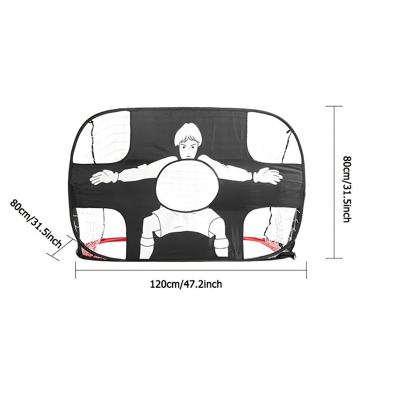 Frendorf | 2-in-1 Faltbares Fußballtor – Ideal für Training und Spaß im Freien