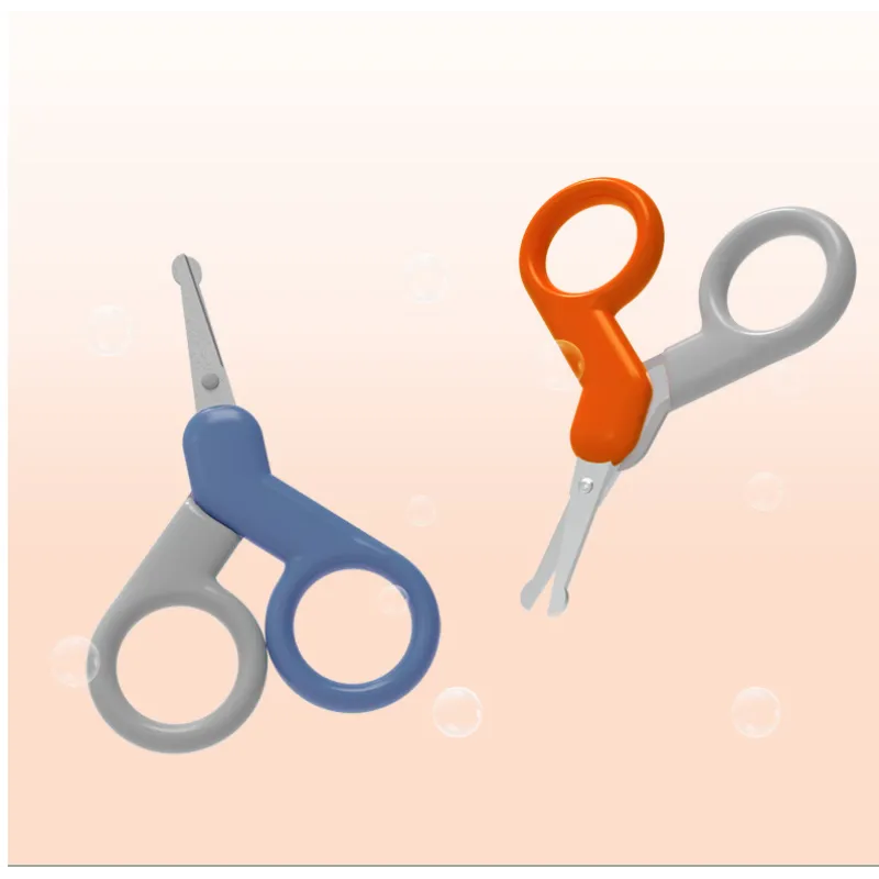 Frendorf | Baby Nagelschere mit Sicherheitskopf – Abgerundete Schere für Neugeborene