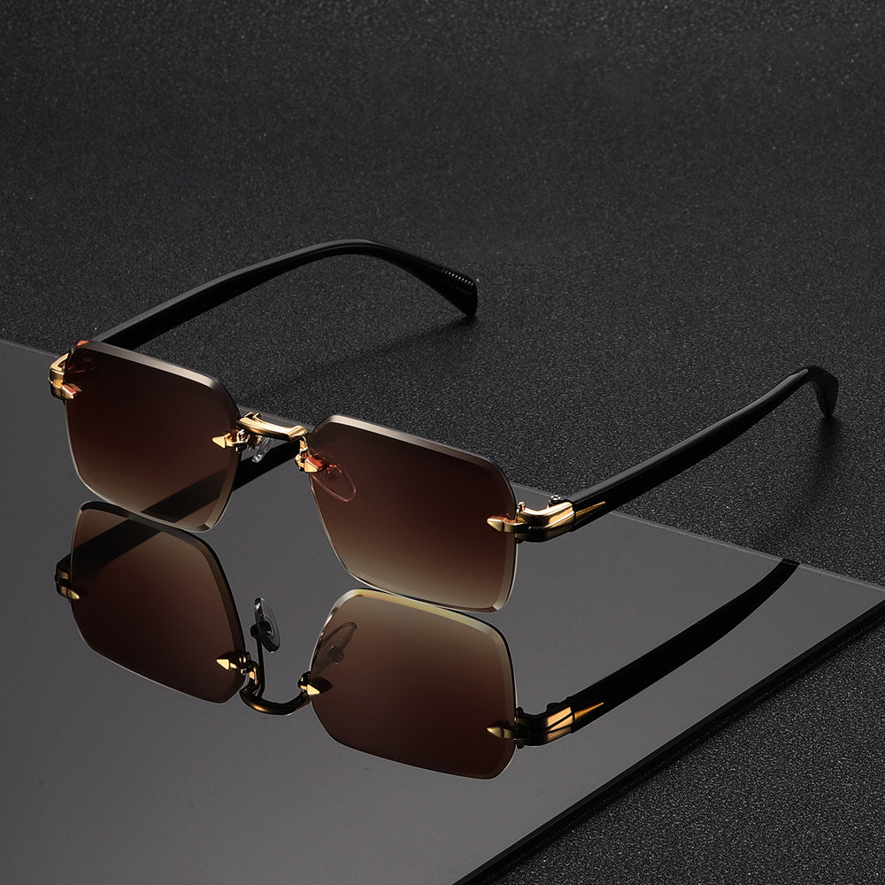 Frendorf | Nahtlose quadratische Brille für Herren – Eleganz und Komfort in einem