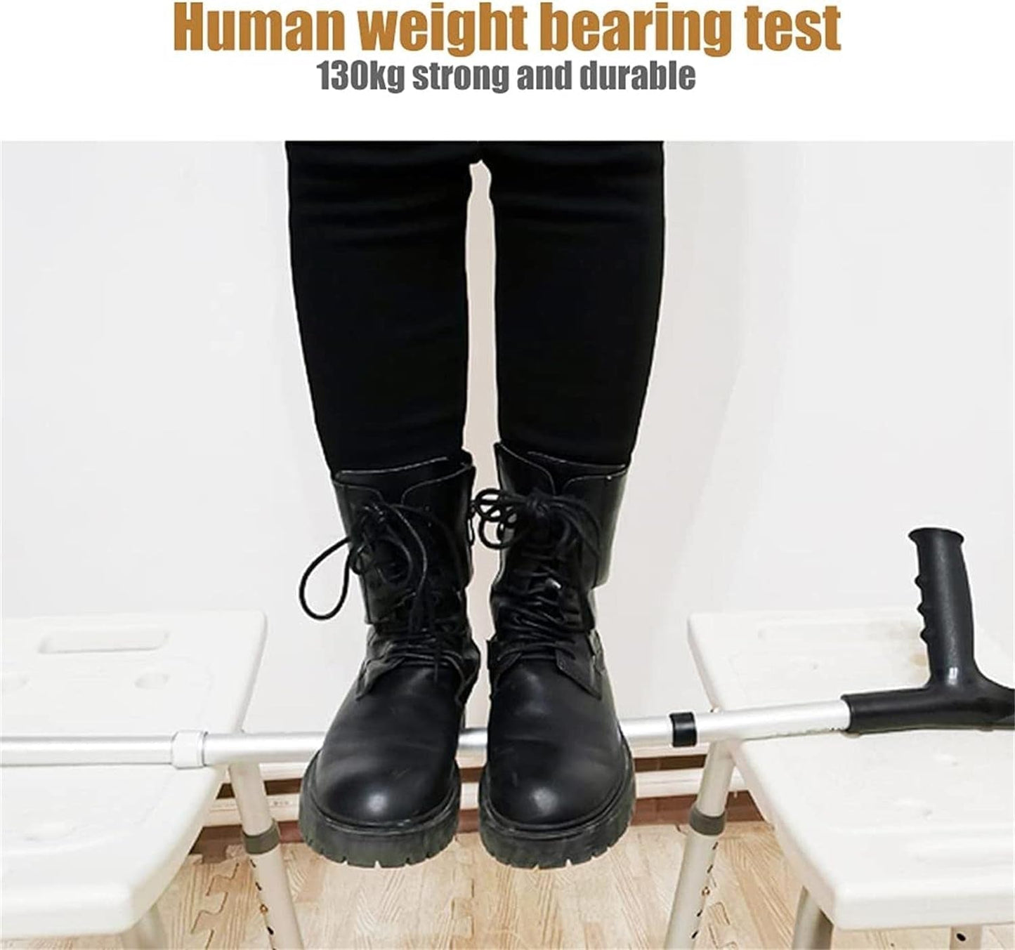 Frendorf | 2×Erwachsenen Unterarmkrücken, faltbare Gehhilfen, verstellbare Krücken, ergonomische Griffe, rutschfeste Gummikappen, für Höhen von 140-190 cm