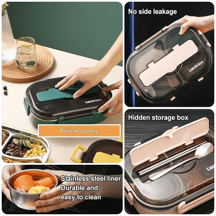 Frendorf | Lunchbox mit 4 Fächern, auslaufsicher