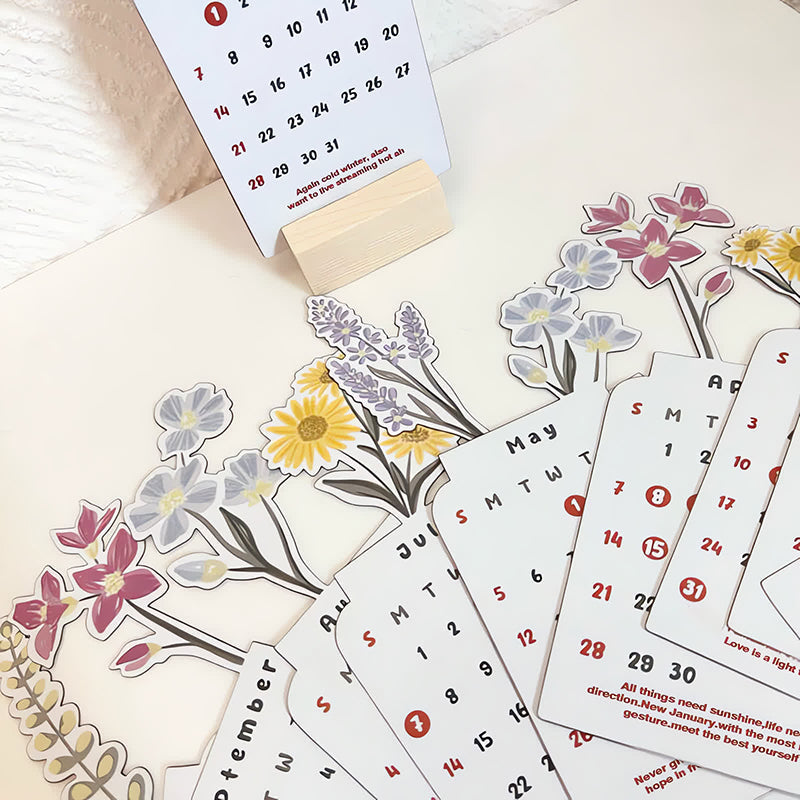 Frendorf | 2025 Bloomy Flowers Tischkalender