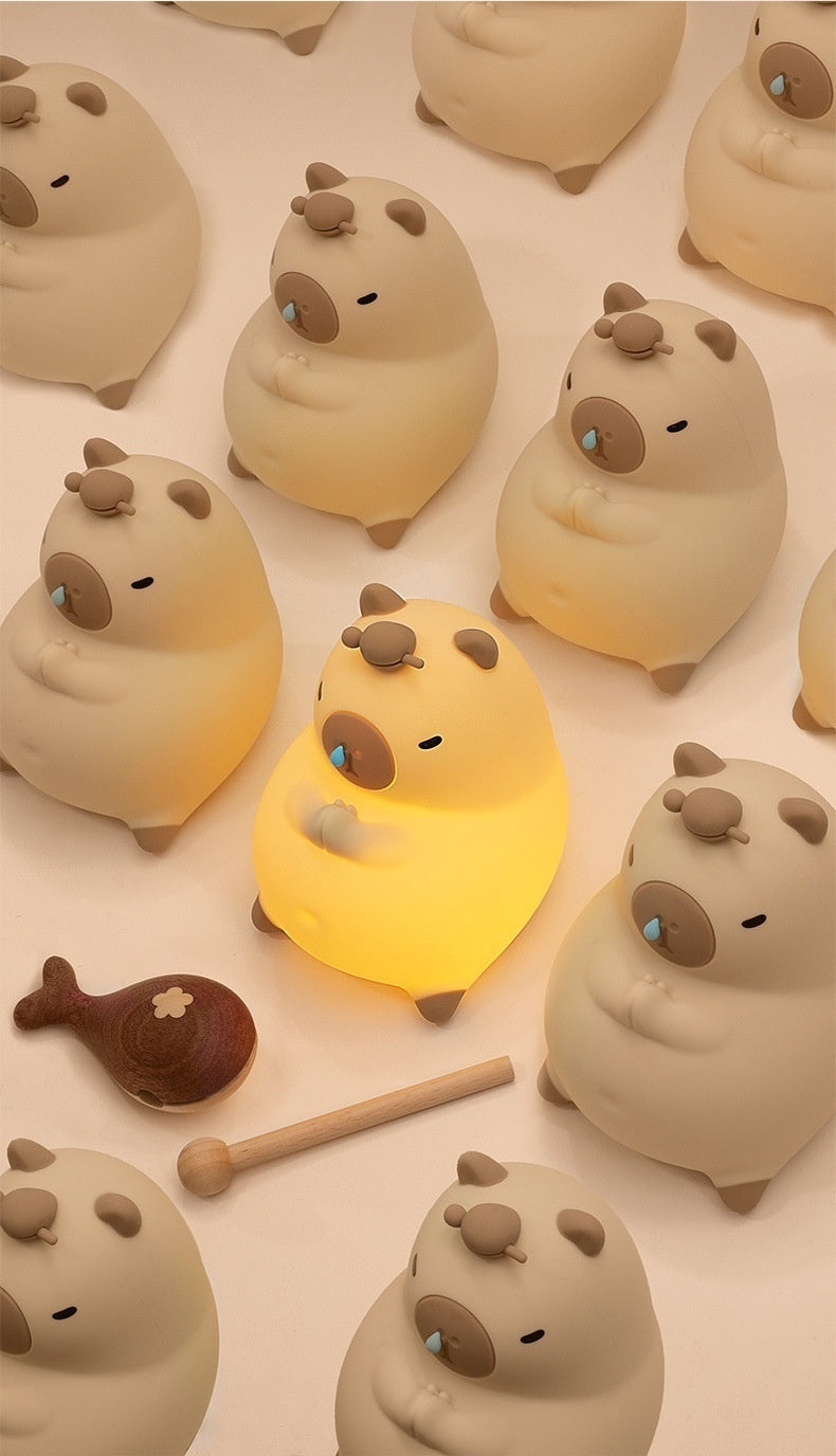 Weihnachts-Capybara-Nachtlicht