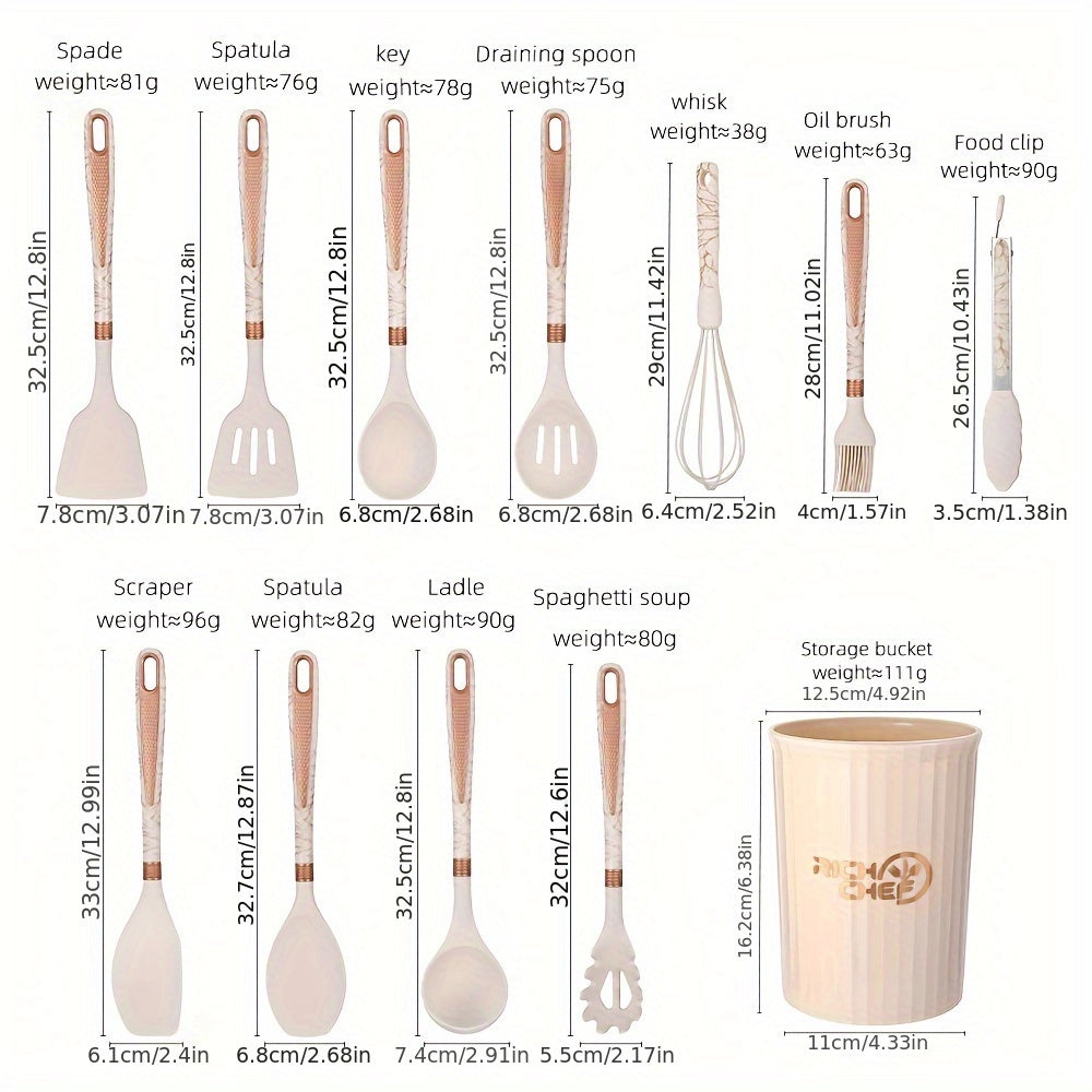 Kochen - Küchenfreude mit dem eleganten Silikon Küchengeräte-Set