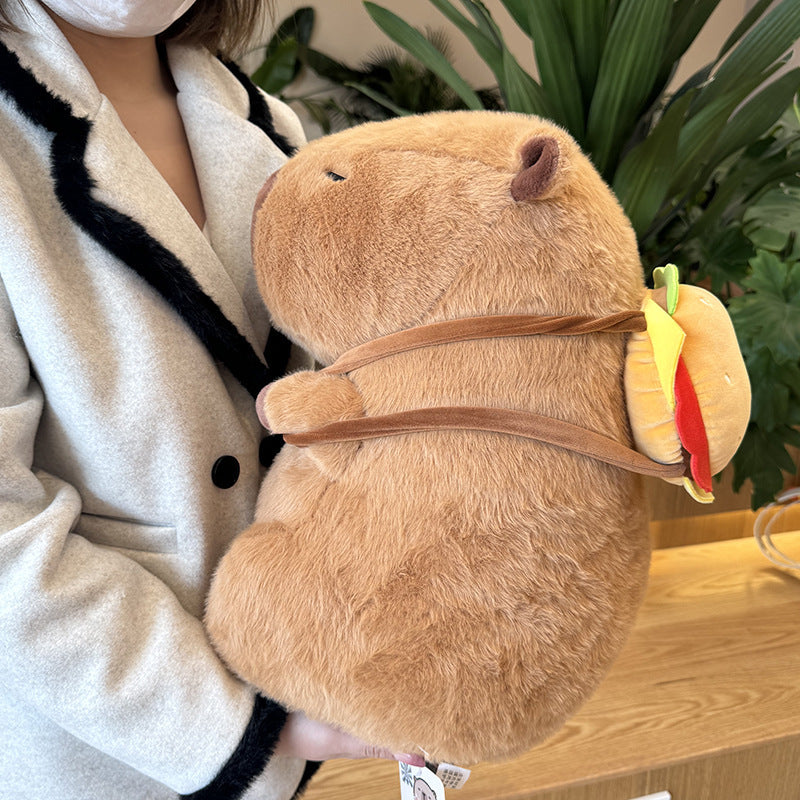 Hamburger Rucksack Capybara Plüsch