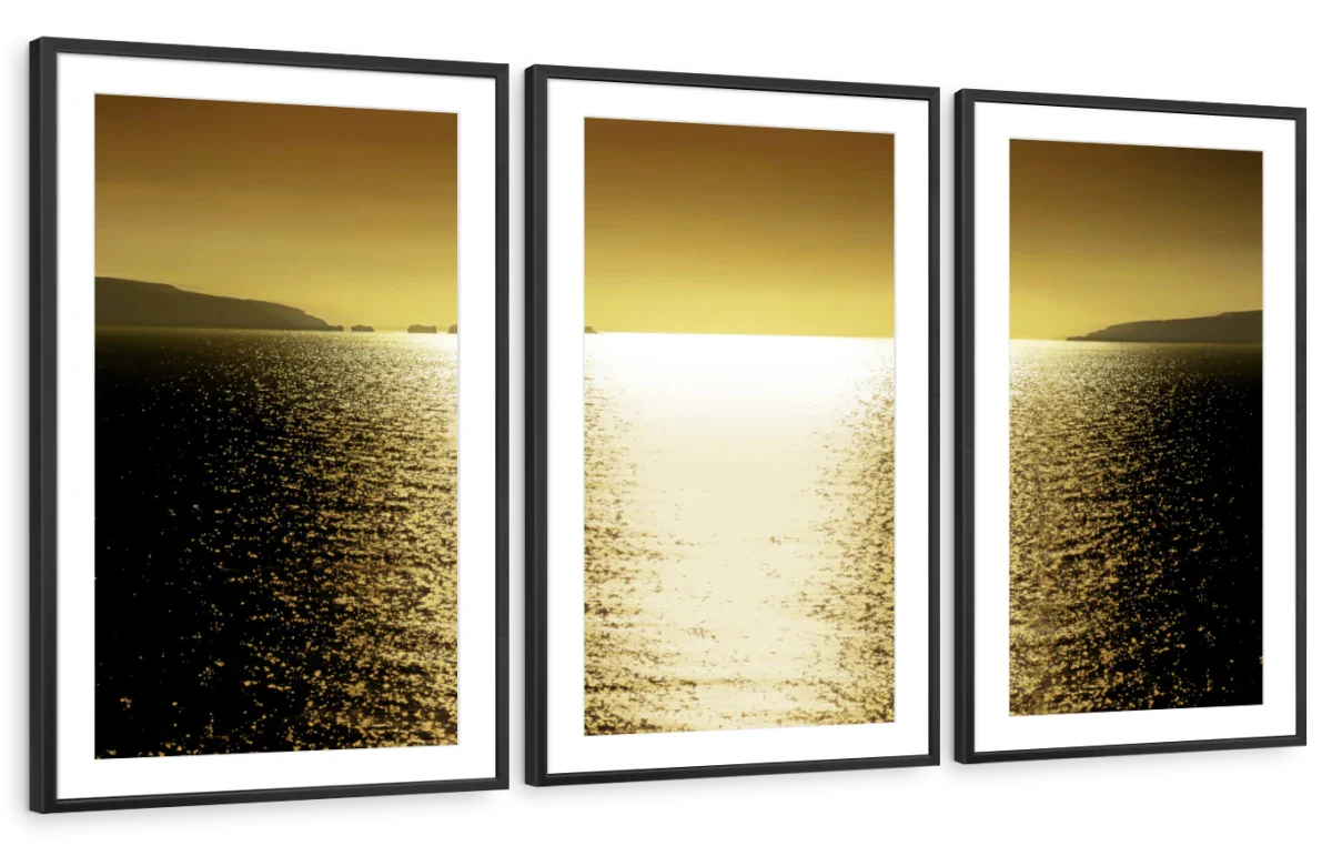 Frendorf | Sonnenlicht Reflexion - Goldene Wandkunst