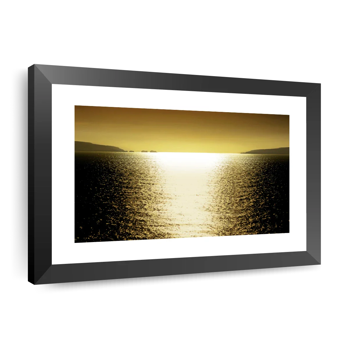 Frendorf | Sonnenlicht Reflexion - Goldene Wandkunst