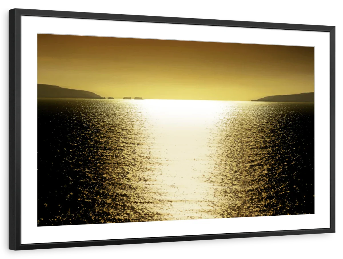 Frendorf | Sonnenlicht Reflexion - Goldene Wandkunst