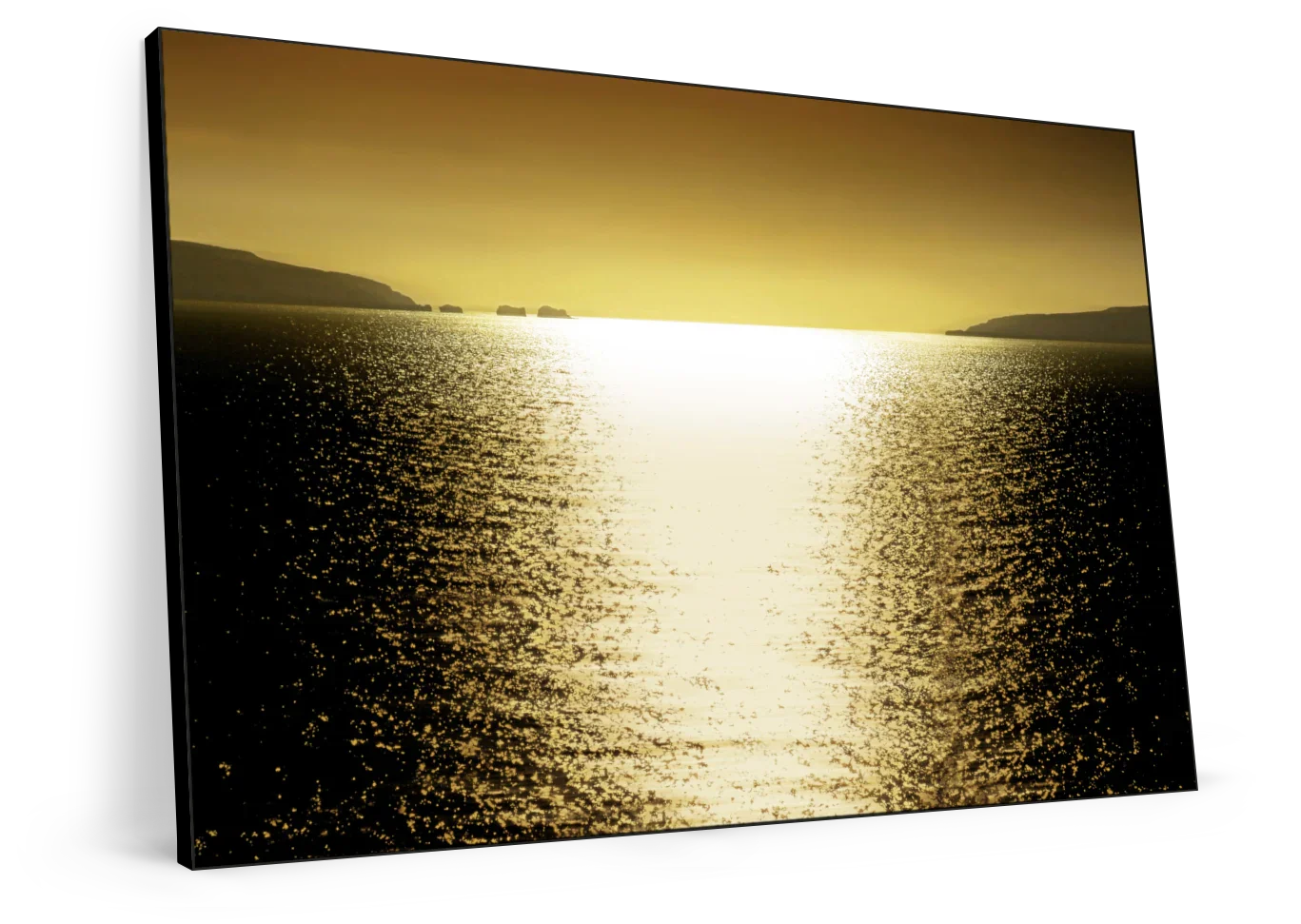 Frendorf | Sonnenlicht Reflexion - Goldene Wandkunst