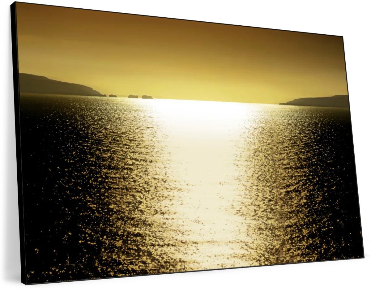 Frendorf | Sonnenlicht Reflexion - Goldene Wandkunst