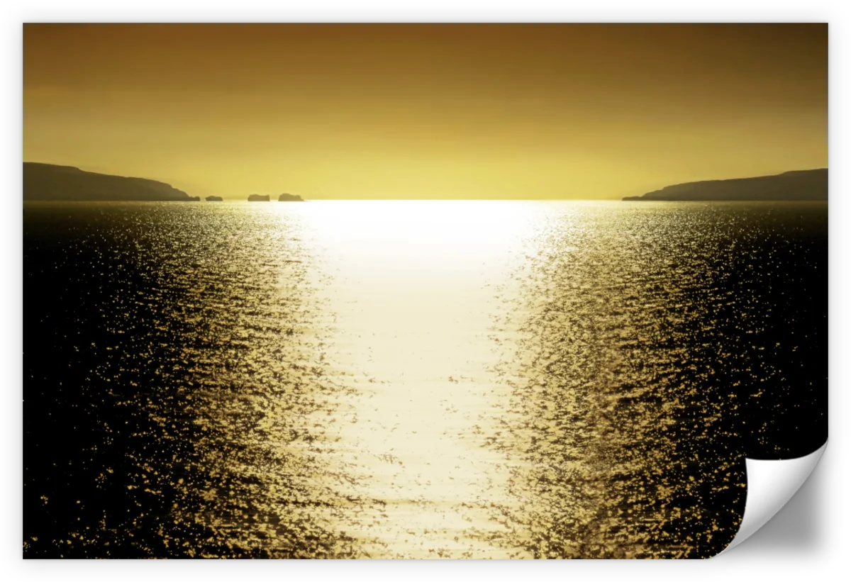 Frendorf | Sonnenlicht Reflexion - Goldene Wandkunst