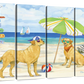 Frendorf | Hundestrandtag Horizontal I Wandkunst