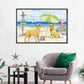 Frendorf | Hundestrandtag Horizontal I Wandkunst