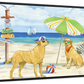 Frendorf | Hundestrandtag Horizontal I Wandkunst